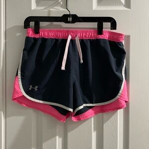 Under Armour youth 100%polyester shorts
